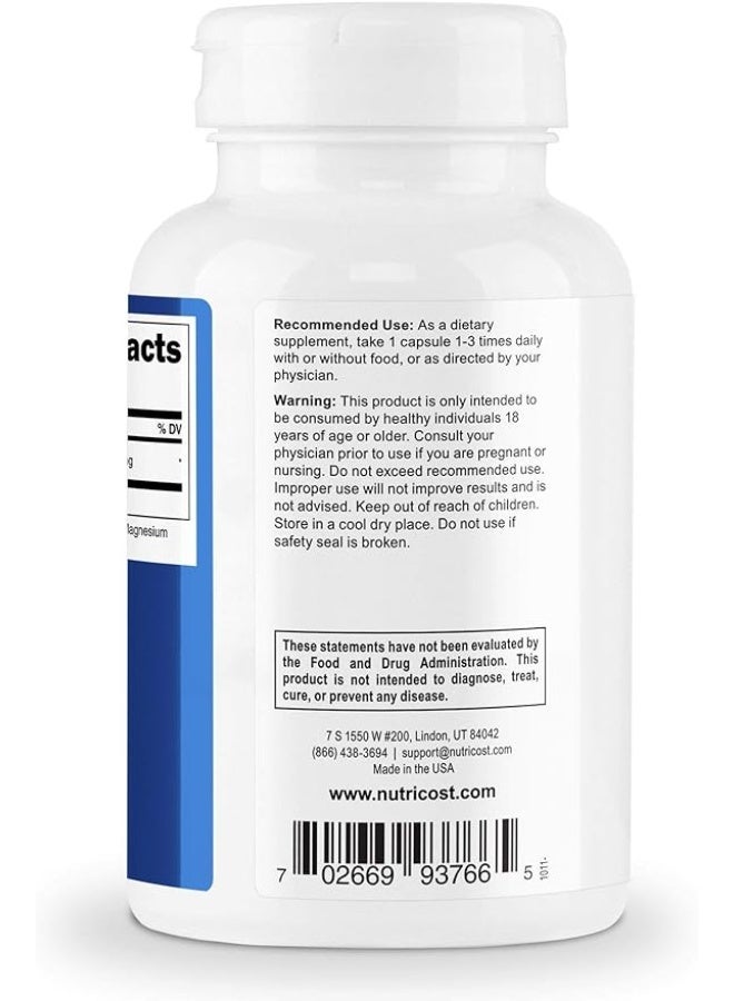 نوتريكوست، إن إيه سي، إن-أسيتيل إل-سيستين نباتي، 600 ملغ، 120 كبسولة - Image 3